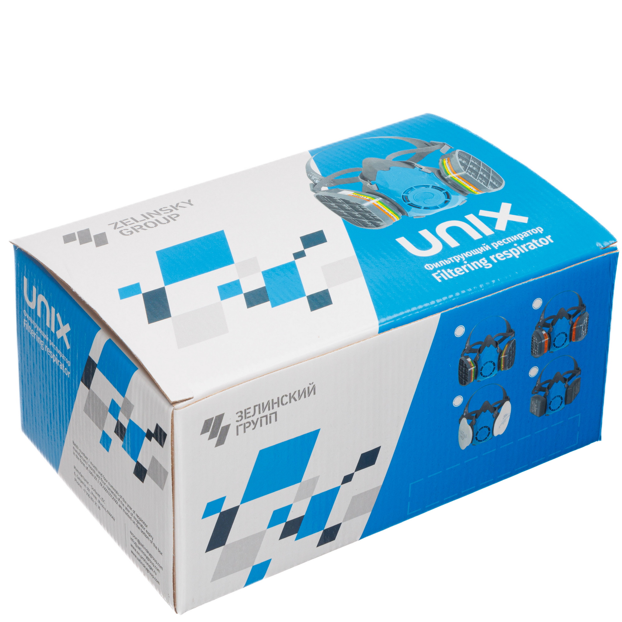 картинка Респиратор фильтрующий UNIX 2100/303 марки P3 R D ТУ 2568-610-05795731-2013(1 рост) 